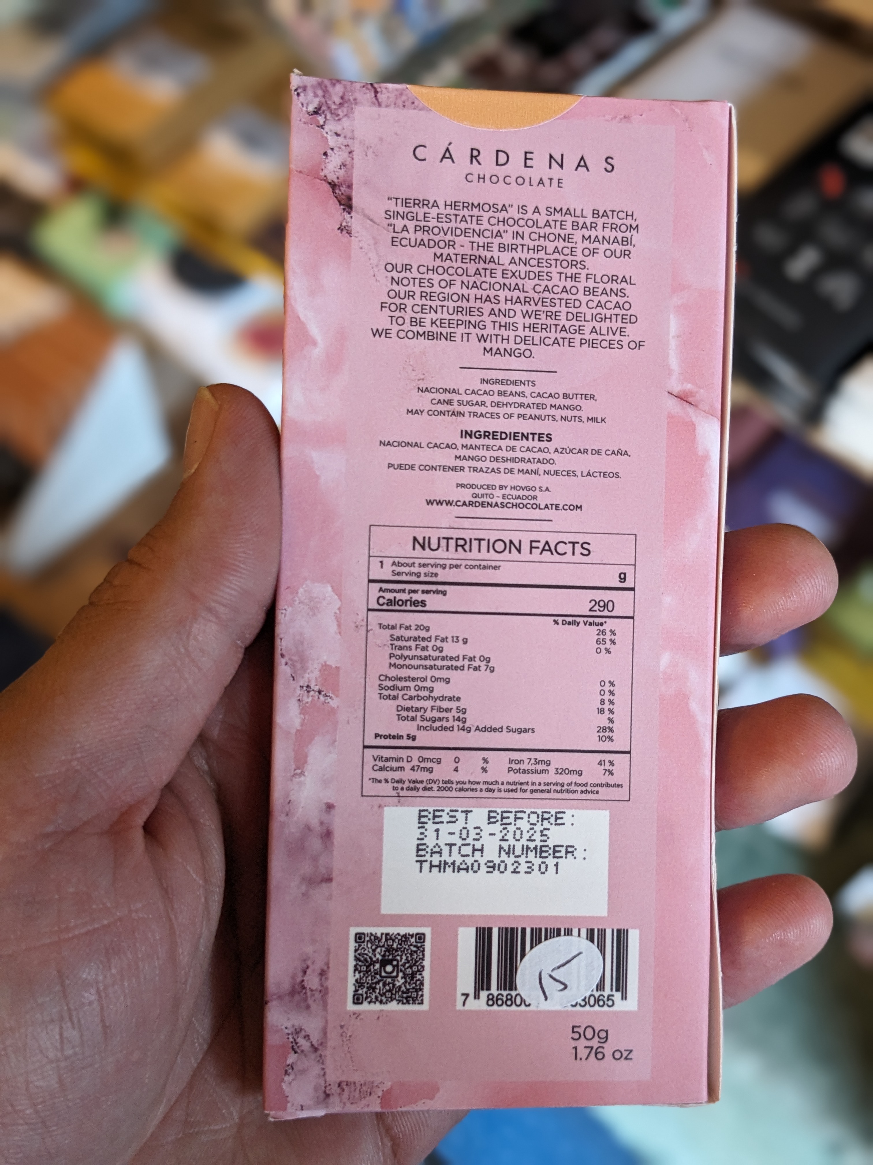Mango Tierra Hermosa 72%