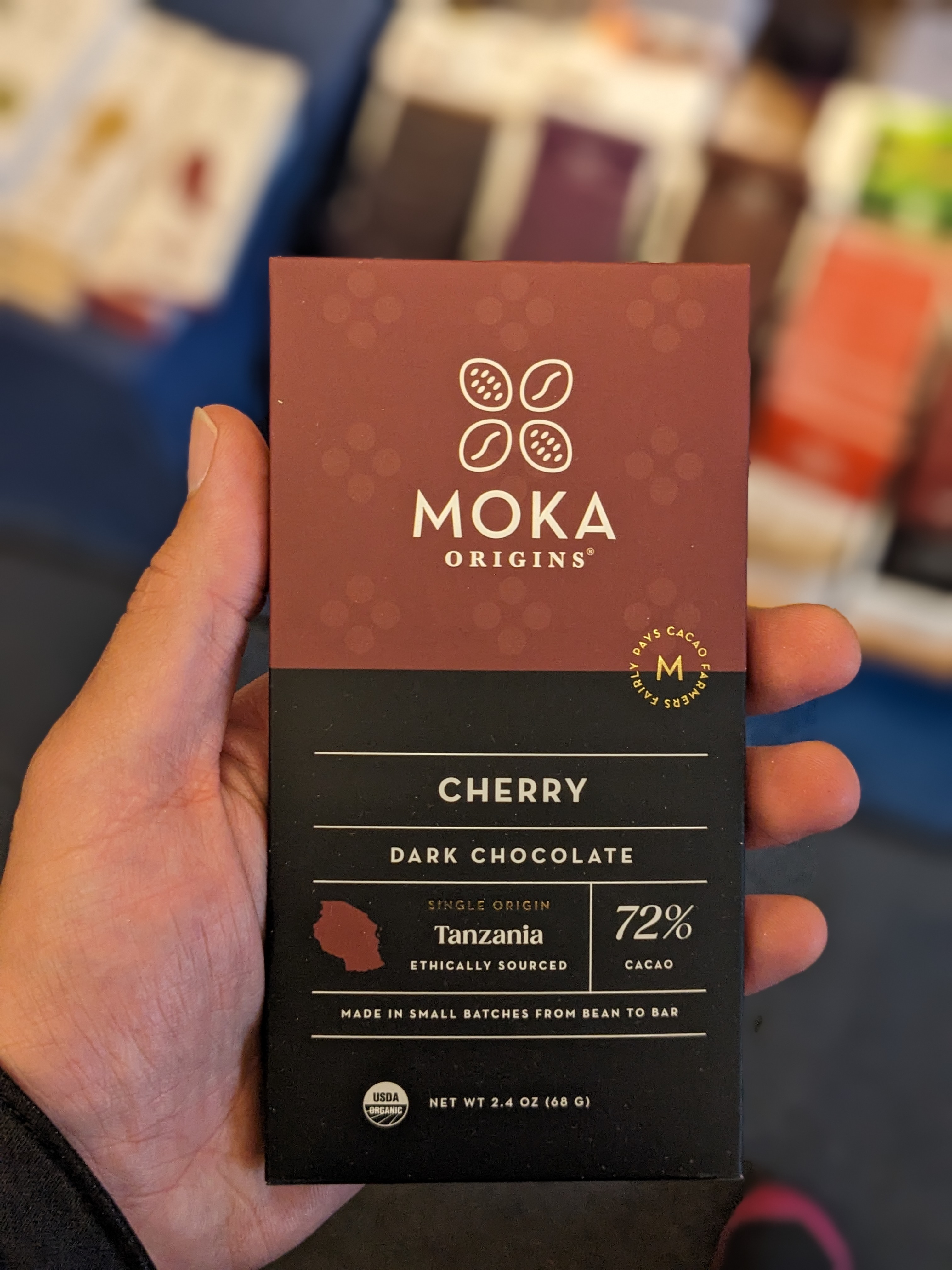 Cherry Dark Chocolate 72% Tanzania
