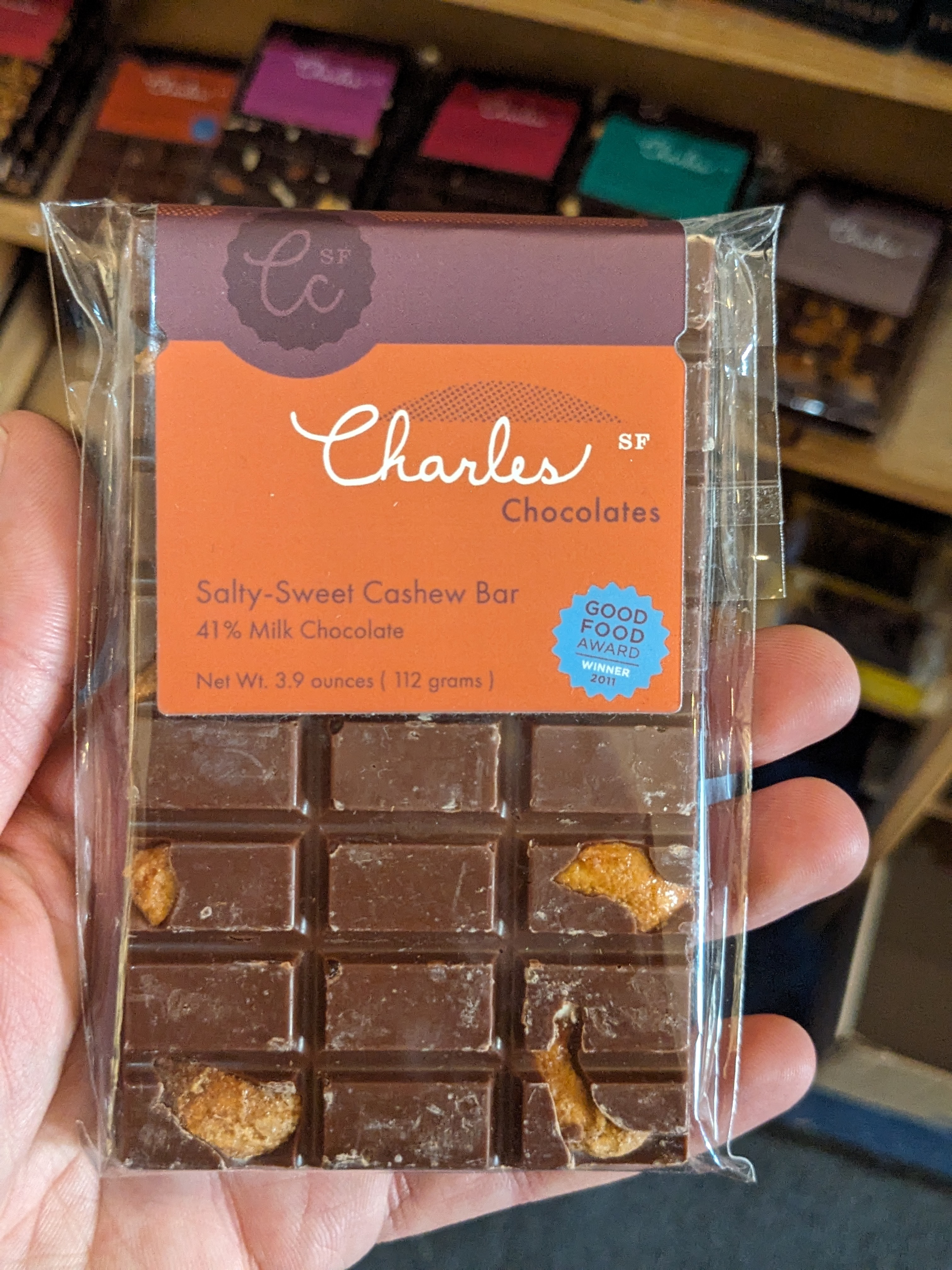 Salty-Sweet Cashew Bar