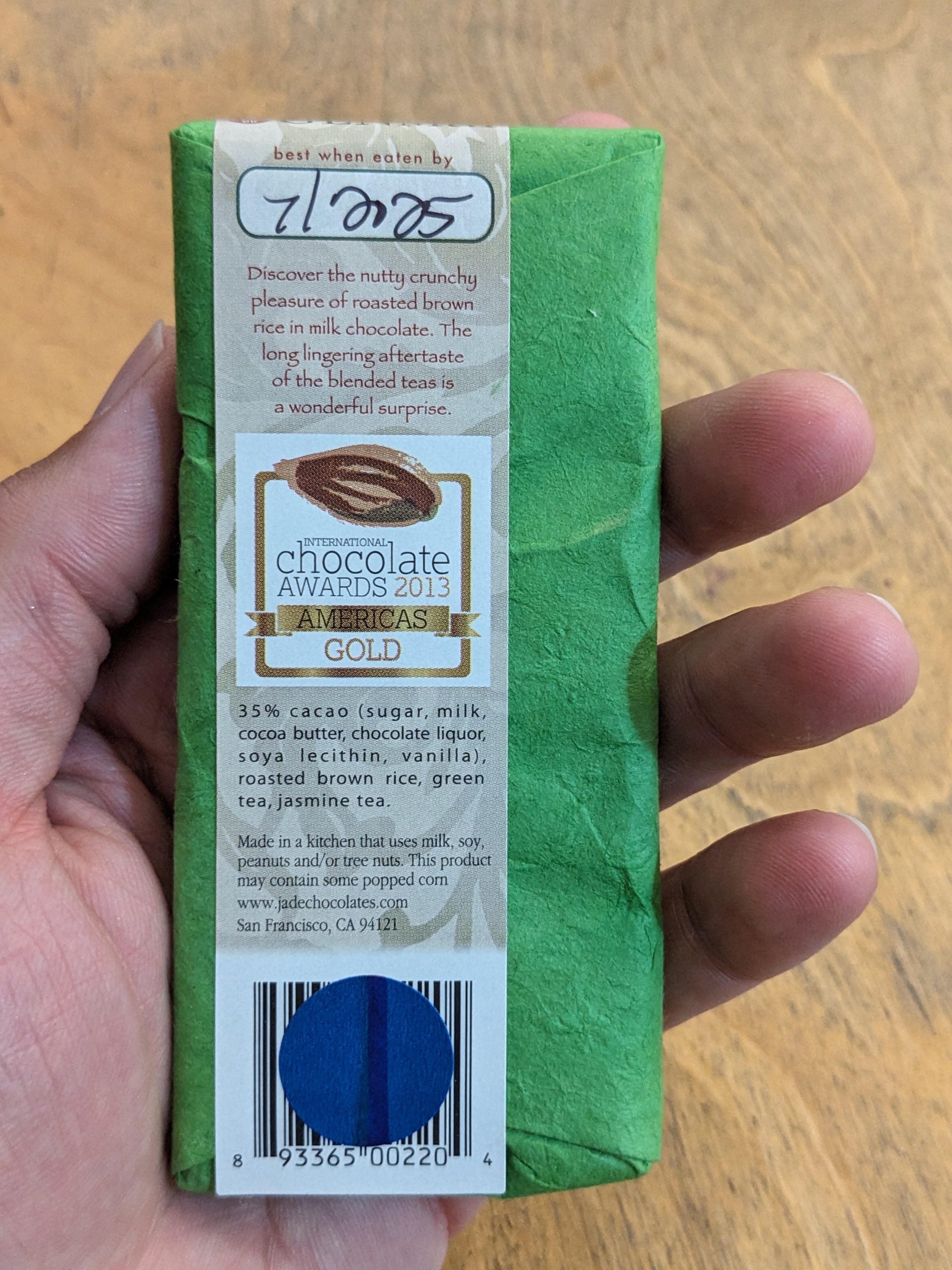 Genmai: Roasted Brown Rice, Green Tea, Jasmine Tea