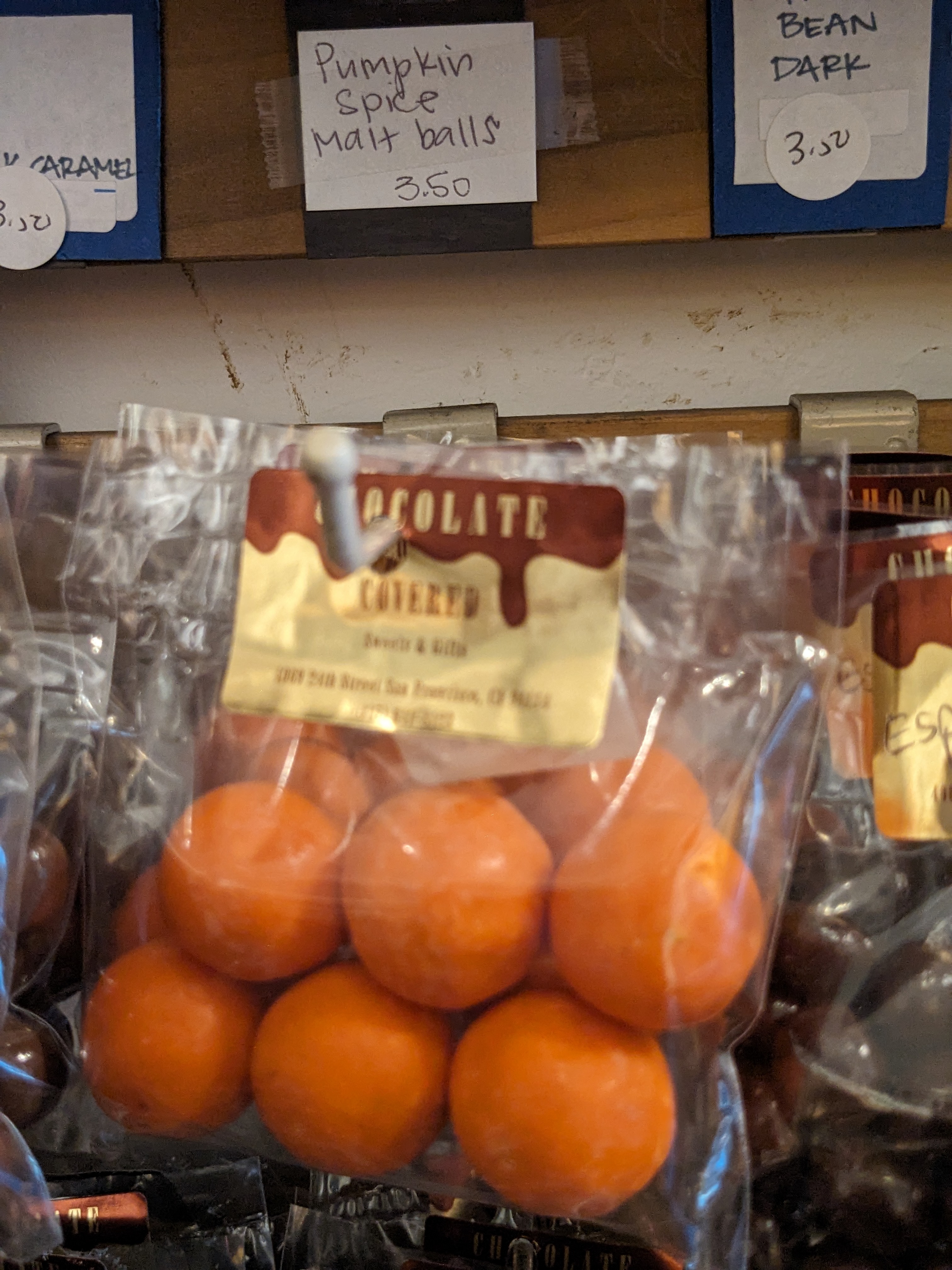 Pumpkin Spice Malt Balls
