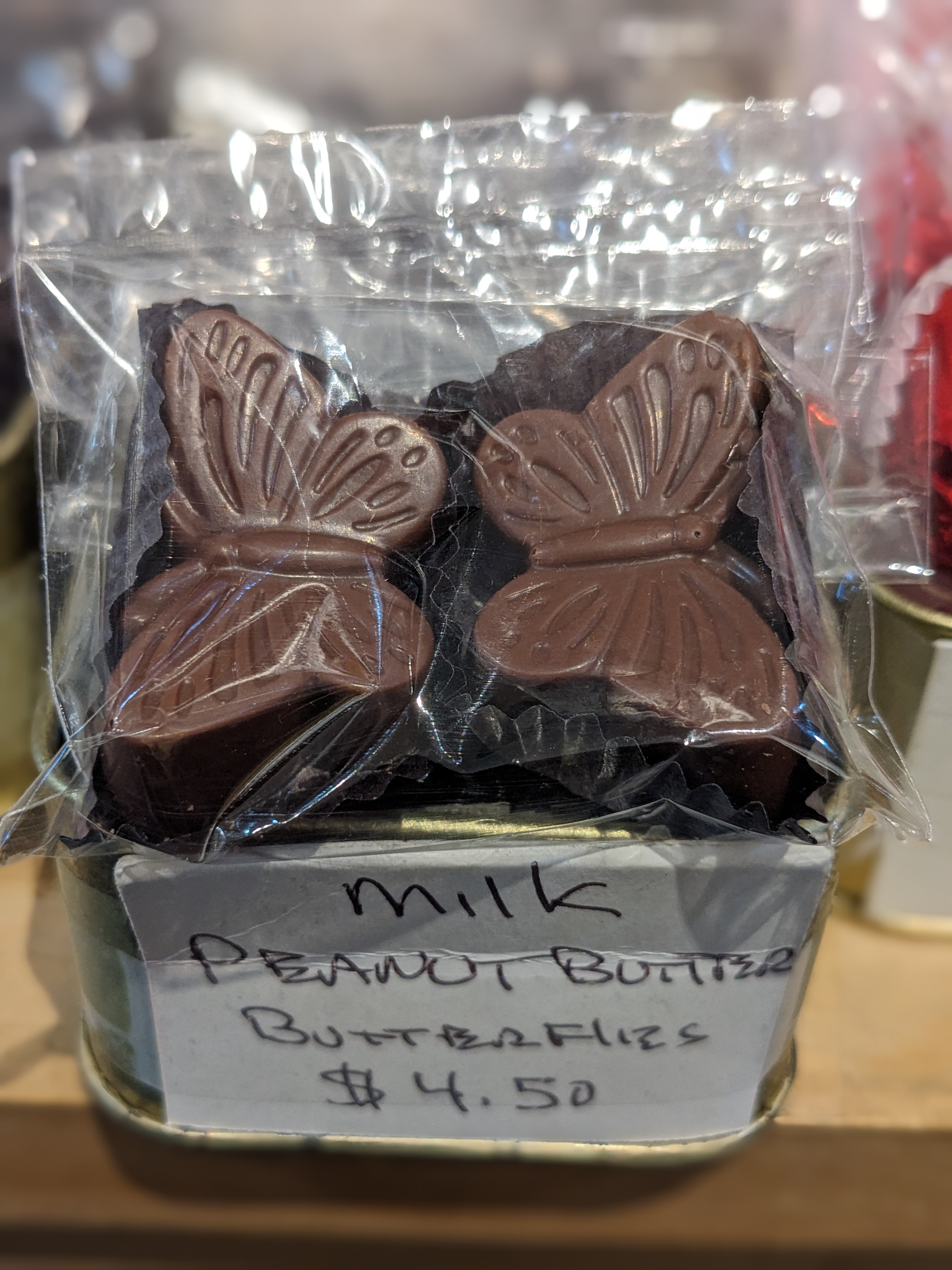 Milk Chocolate Peanut Butter Butterflies
