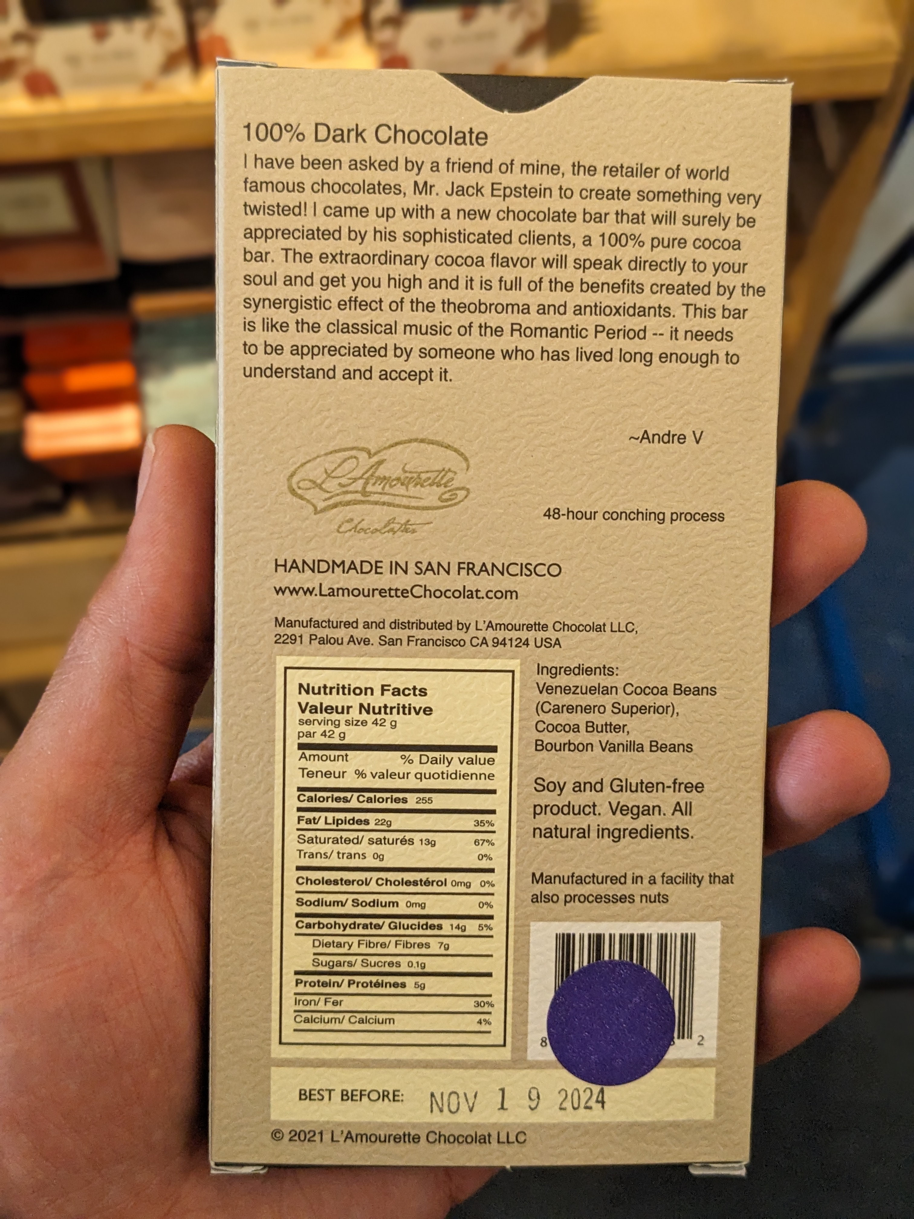 Single Origin Venezuela Carenero Superior 100%