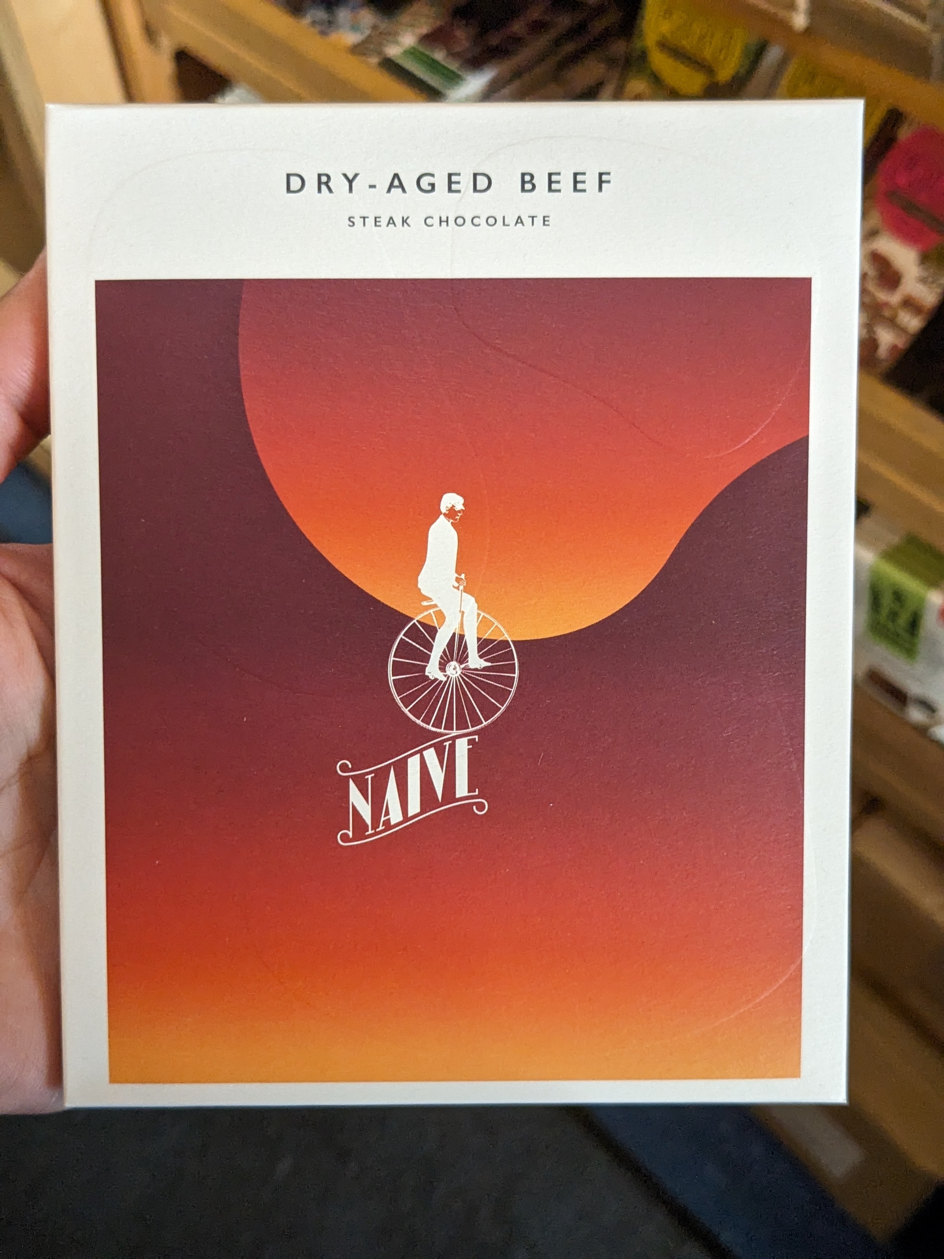 Dry-Aged Beef Steak Chocolate