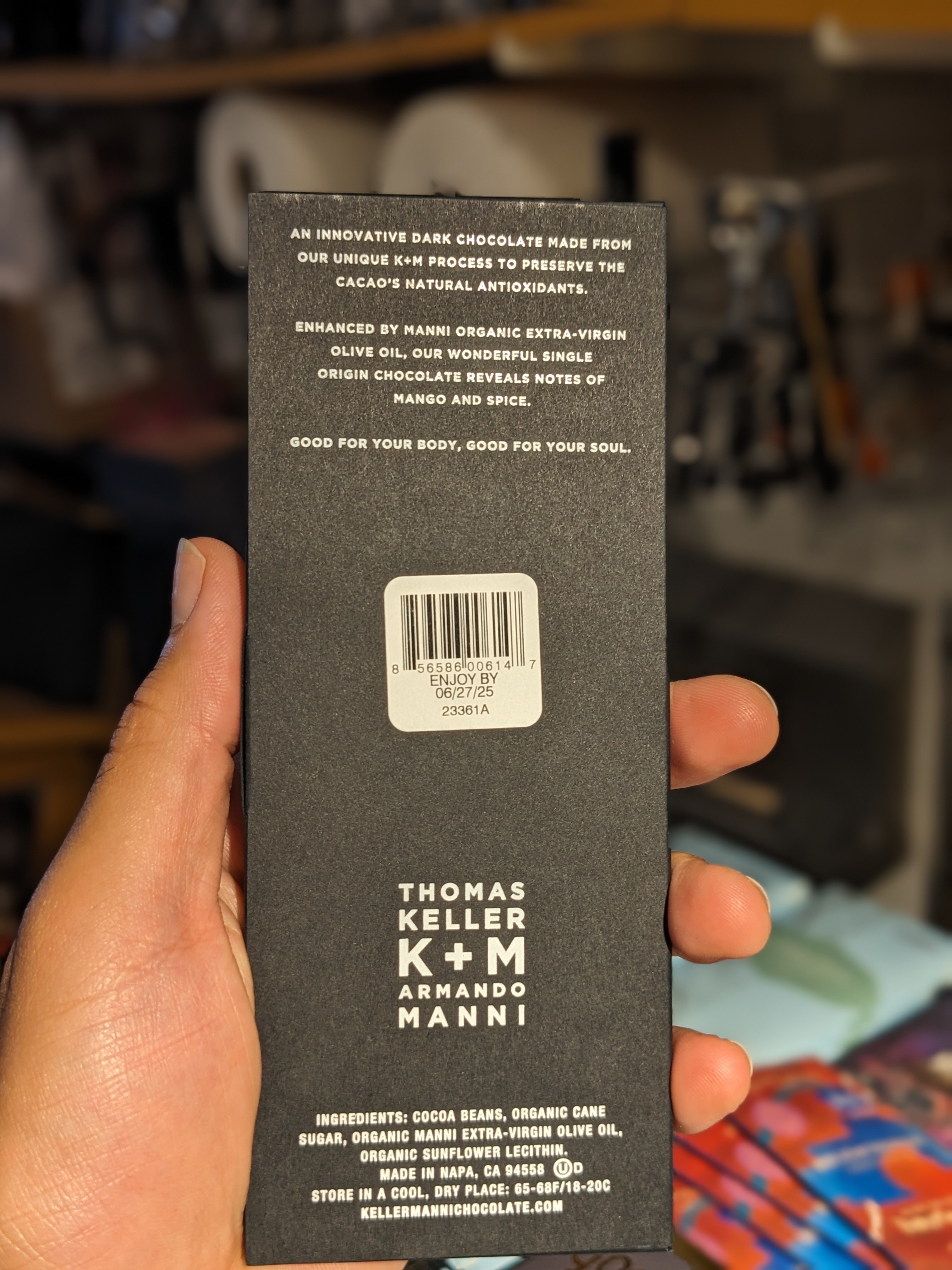 Extra Virgin Dark Chocolate 75% Ecuador