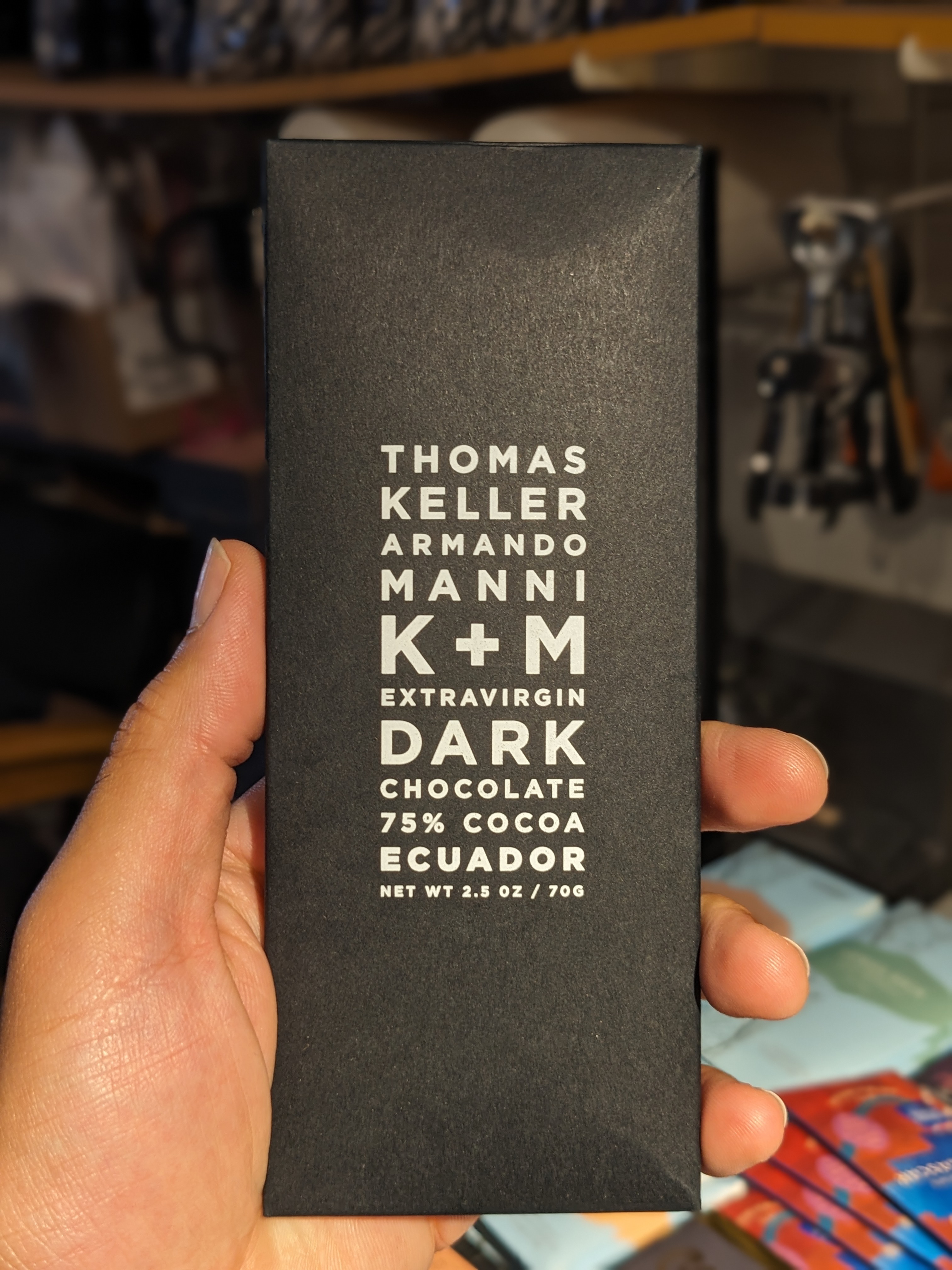 Extra Virgin Dark Chocolate 75% Ecuador