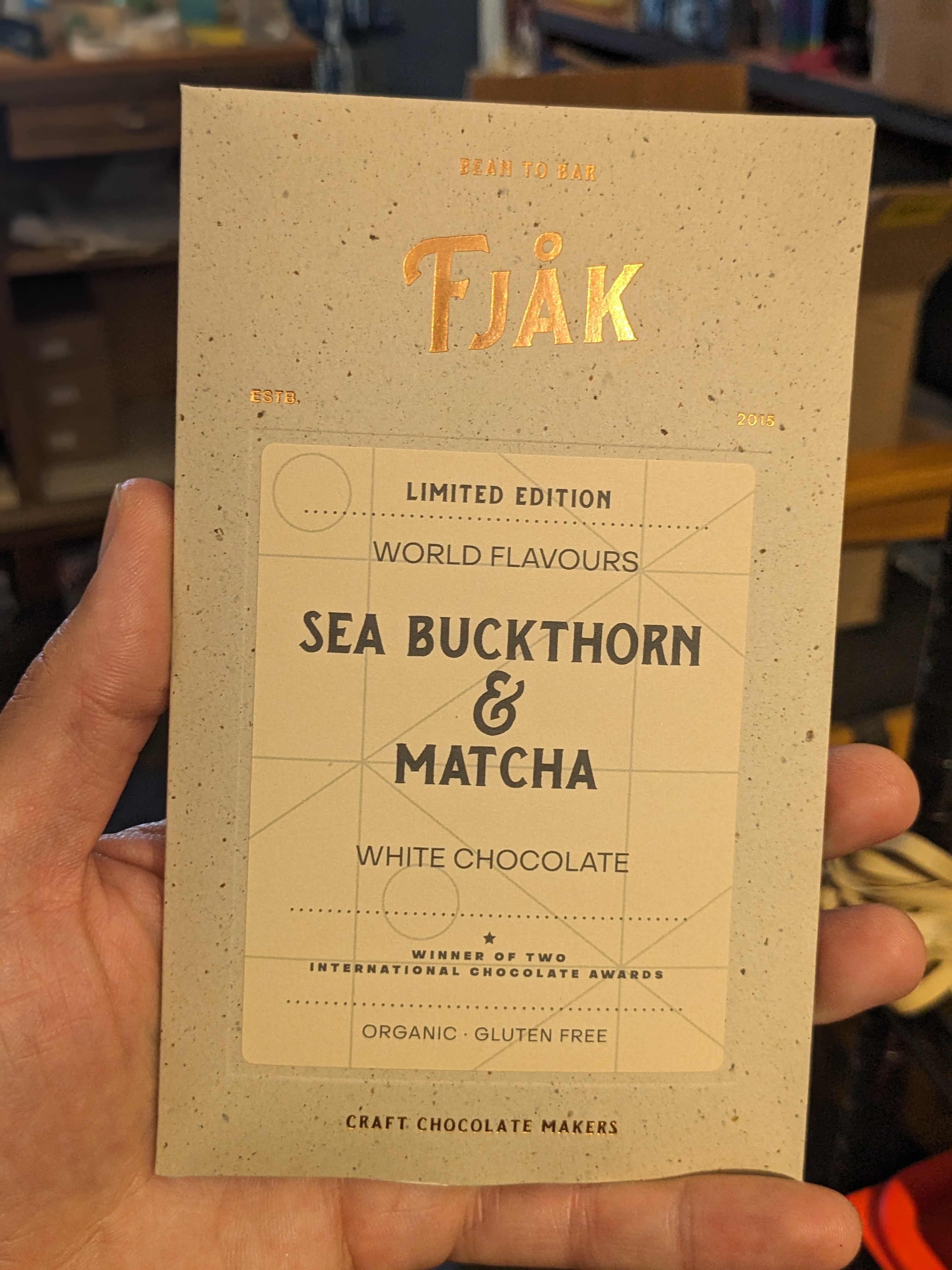 Sea Buckthorn & Matcha White Chocolate