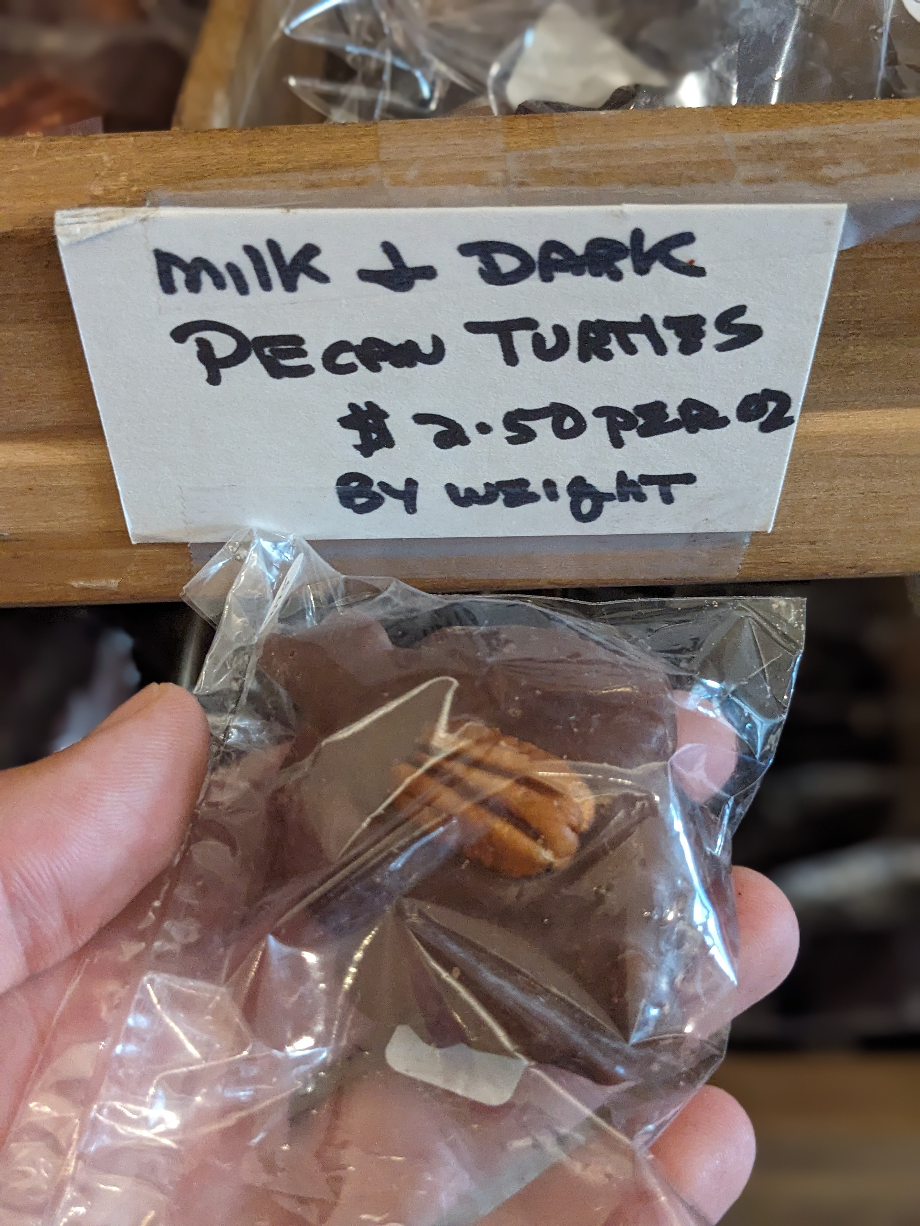 Milk Chocolate Pecan Turtles